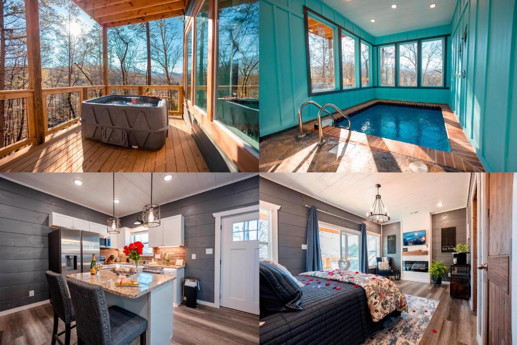 Romantic Pool Cabin near Downtown Gatlinburg